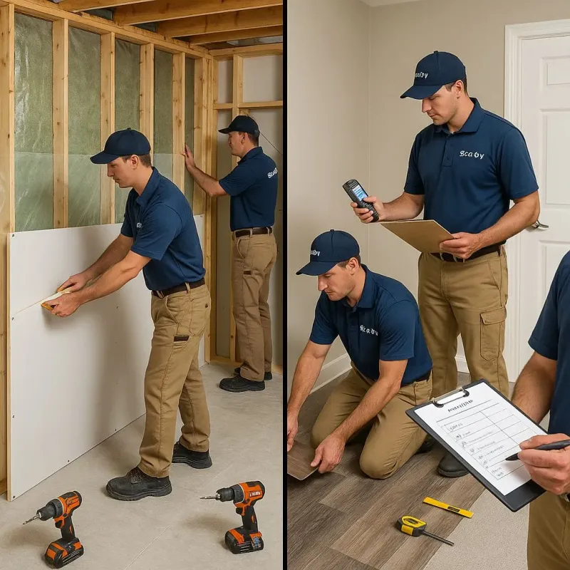Repairs and Reconstruction process in Reidsville, GA